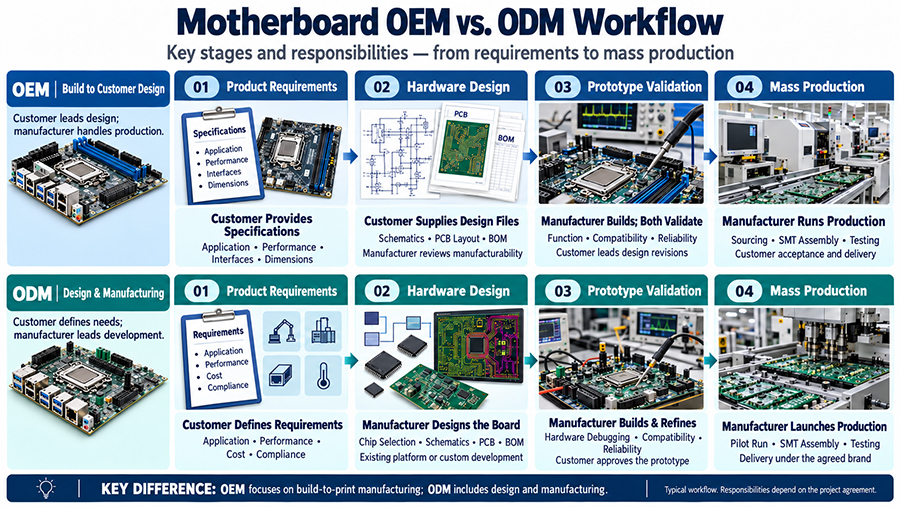 motherboard OEM 与 ODM